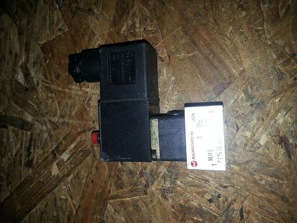 NNB NORGREN J9DN VALVE WITH 24 VDC SOLENOID 2299