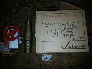 NIB Victaulic FireLock 728 Weatherprood Grooved Ball Valve  V012728CT1 1-1/4"