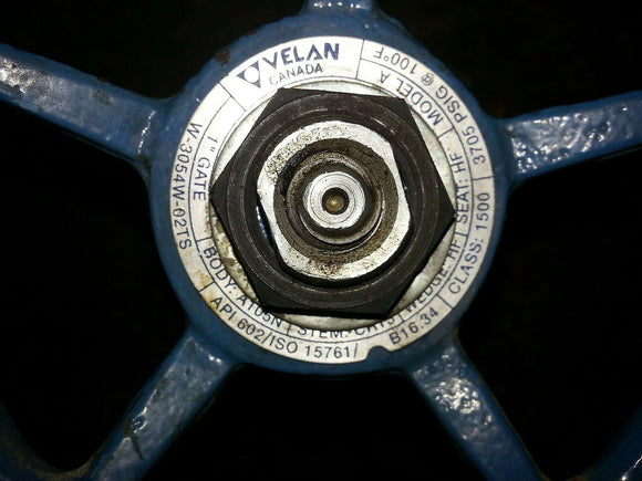 NNB Velan Gate Valve Fig W-3054b-02ty 3705 PSI 1500 A105N 1