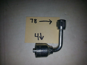 NIB WINZER 897.2138.66 5/16" Hose 3/8" Female Swivel Tube Elbow 90° 21306N-666