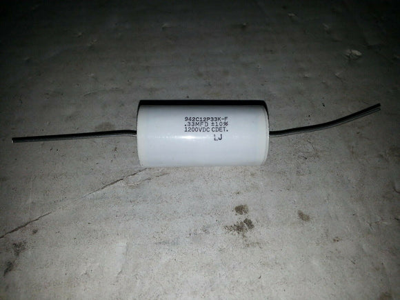 Cornell Dubilier - CDE Film Capacitors 0.33uF 1200Vdc LJ 942C12P33K-F