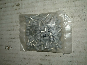 ferrule 2.5MM2, 14 AWG, PIN TYPE LUG ... 100/PACK