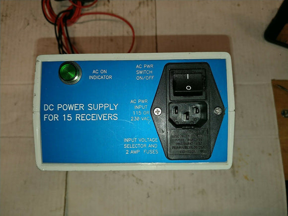 DC POWER SUPPLY FOR 15 RECEIVER,