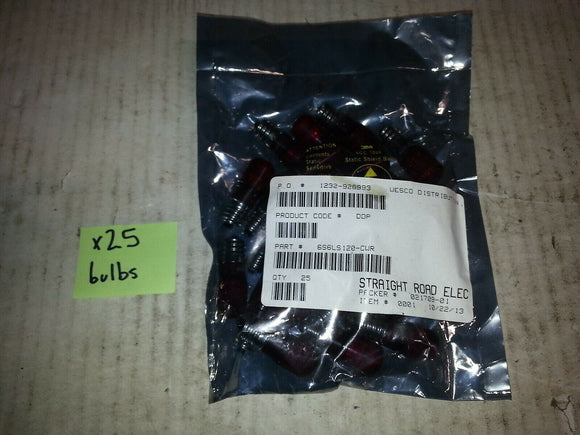 STRAIGHT LED LAMP E12 CANDELABRA BASE 120  6S6LS120-CWR LOT 0F 5