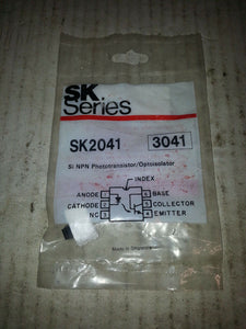 SK SERIES SK2041 3041 SI NPN PHOTOTRANSISTOR/OPTOISOLATOR