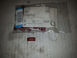 CDE DPPM16D1K-F .001MF HV METALIZED POLYPROPYLENE FILM CAPACITORS 1600VDC