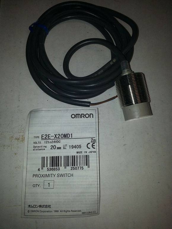 OMRON E2E-X20MD1 120TO 240VDC 20MM 19405 PROXIMITY SWITCH