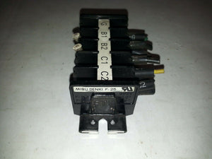 MIBU DENKI F-25 600V ...5 CONTACTS