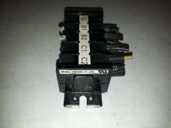 MIBU DENKI F-25 600V ...5 CONTACTS