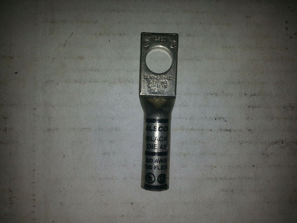 ILSCO BLACK DIE 45 2/0 AWG 1/0 FLEX CLNS-2/0-12  COMPRESSION LUG