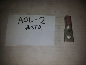 ILSCO PINK DIE 7 AOL-2 STR  COMPRESSION LUG
