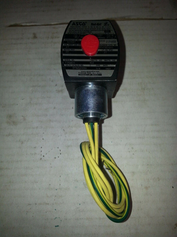 ASCO EF8262H090 1/4 T759011 24 DC
