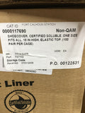 ETI OREX CS1601 BOOT LINER (Box OF 100) CERTIFIED SOLUBLE FITS ALL ELASTIC WHITE