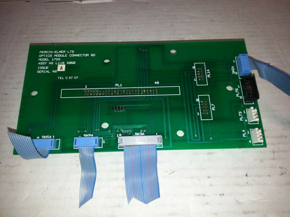PERKIN ELMER OPTICS MODULE CONNECTOR BD 1720 L116 0856  A TEL C 87 07