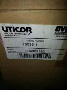 Uticor Programmable Message Display 76536-1 REV D O9 50/60