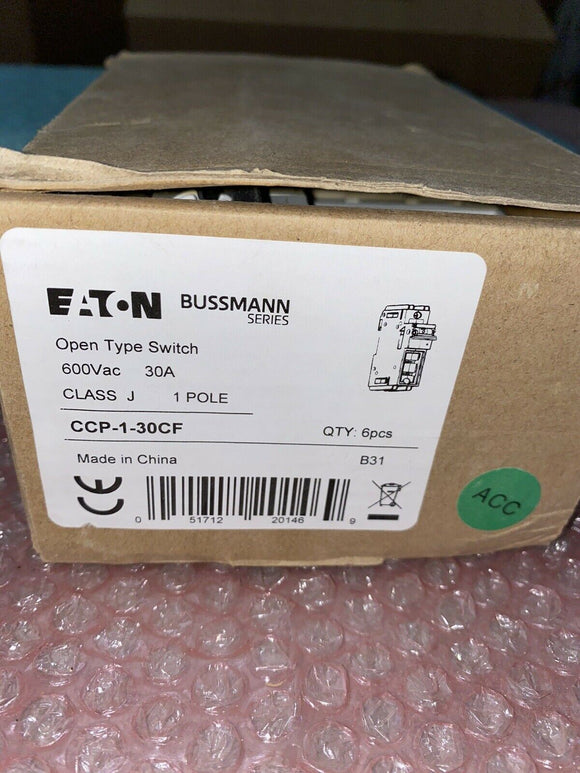 Cooper  Bussman CCP-1-30CF NEW 1 BOX OF 6
