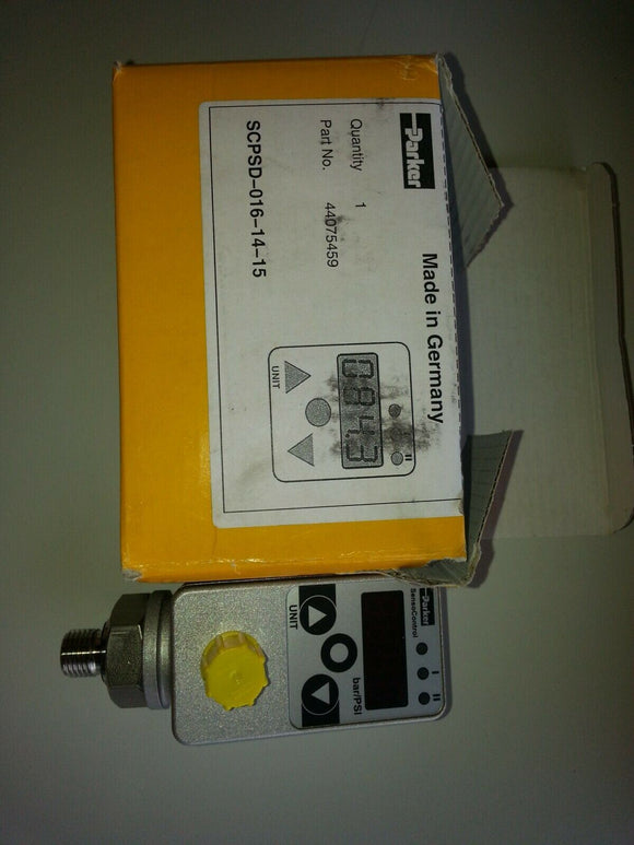 NIB PARKER SCPSD-016-14-15 DIGITAL PRESSURE SWITCH