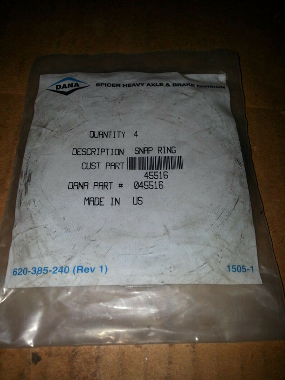 DANA SNAP RING 045516 ...4/PACK