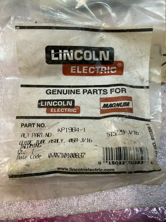 Lincoln Electric KP1984-1 Guide Tube Assembly 068-3/16 Incoming