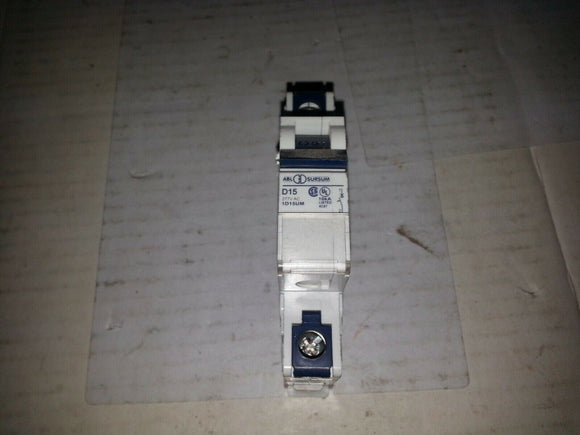 ABL SURSUM D15 277VAC 1D15UM 10KA 4C87