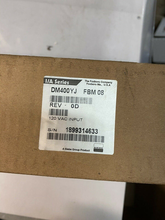 FOXBORO INVENSYS DM400YJ FBM 08 Rev-0D INPUT MODULE FIELD BUS 120VAC