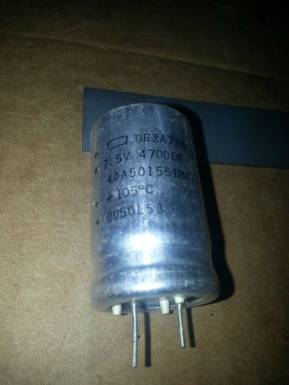 URZA730 7.5V 4700UF 44A501551MA7 105C 0050L53