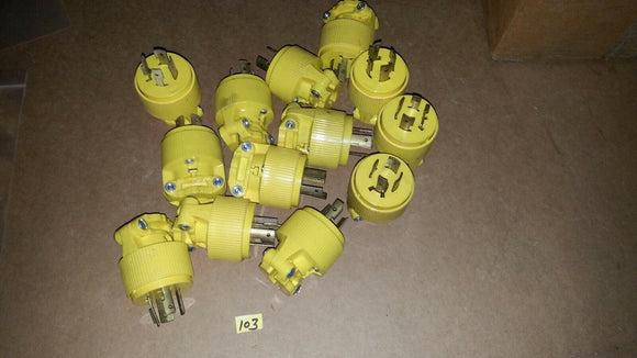 NNB PASS 3P 4PIN NYLON 240 V P & S TURN AND PULL PLUGS... each