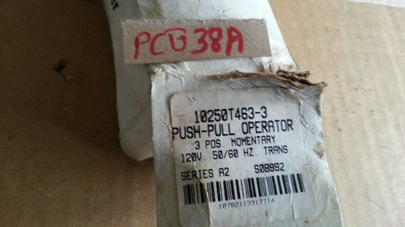 CUTLER HAMMER 10250T463-3 PUSH PULL 3 POSITION