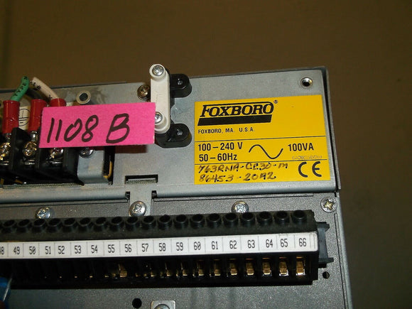 FOXBORO 115V 50-60HZ CHART RECORDER 763RNA