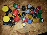 NNB EATON M22 PUSH BUTTON ASSORTED ..  TOTAL 28 ,, KEY STOP LENSE BUZZER ETC