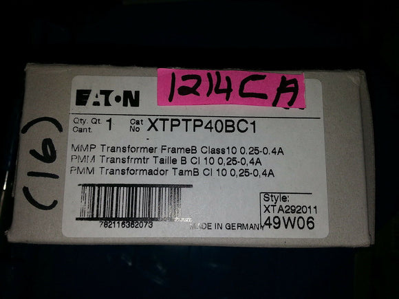 NIB EATON CUTLER HAMMER XTPTP40BC1 .. EACH