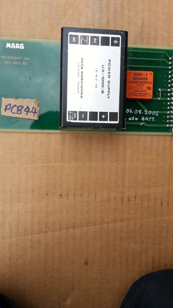 MAAG NETZGERAET +5V 929 3311 03 CIRCUIT BOARD