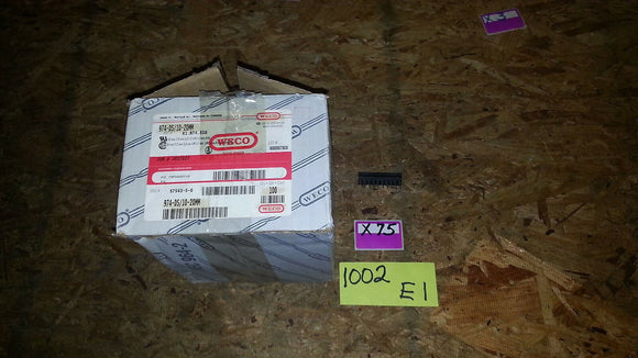 NNB  WECO 974-DS/10 20 MM  TERMINAL STRIP .. LOT OF 10..  NO BOX