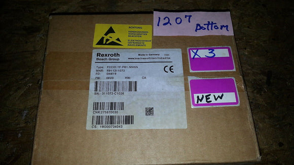 NIB REXROTH BOSCH INDRAMAT FCC01.1F-PB1-NNNN R911311072