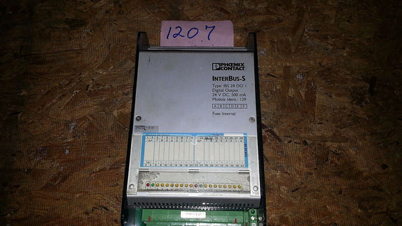Phoenix Contact Interbus-S IBS 24 DO I Digital Input Ident. 129 Ord.No.: 2767972