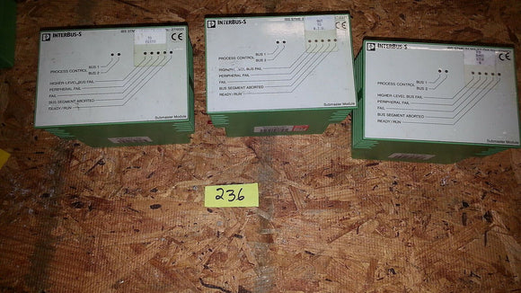 PHOENIX CONTACT 2719331 USED IBS STME 24 MA-FT SUBMASTER MODULE ... each