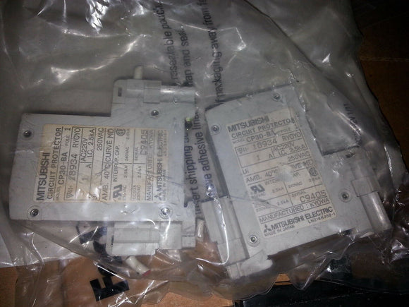 Mitsubishi Circuit Protector CP30-BA , 1 amp , 1 pole ... each