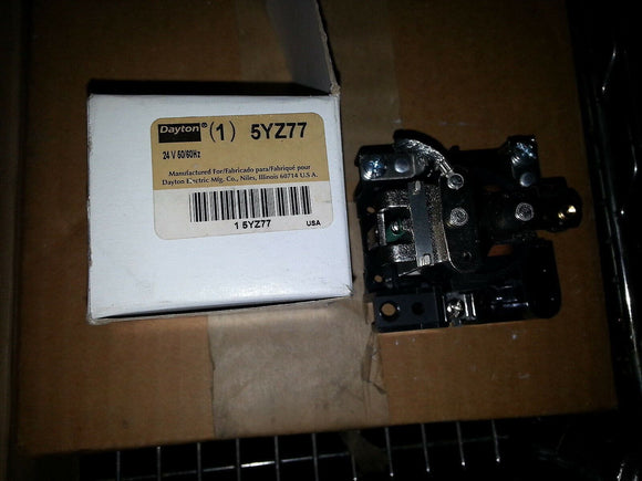 NIB DAYTON 5YZ77 24 VAC RELAY