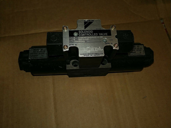 NIB DAIKIN SOLENOID VALVE KS0-G02-2NP-30-N-35 KD-2P-30-1A 24 VDC