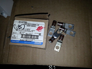 nnb THOMAS & BETTS 54142 BROWN TERMINAL LUG CONNECTORS 3/8" BOLT TBG ..EACH