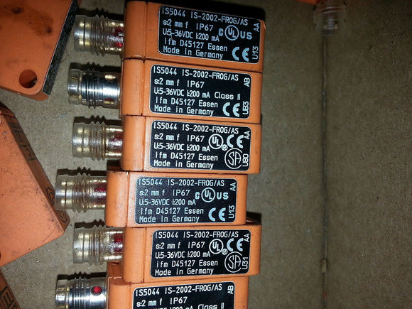 IFM IS-2002-FROG/AS  IS5044 ... EACH .... QTY