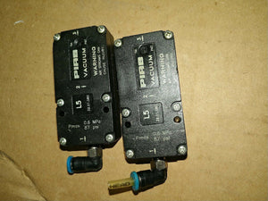 PIAB L5 VACUUM 32.01.080 Pump Generator Part Pmax 0.6 MPa 87 psi .. EACH