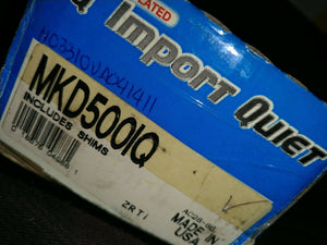 BENDIX IQ IMPORT QUIET BRAKE PADS MKD 500 IQ