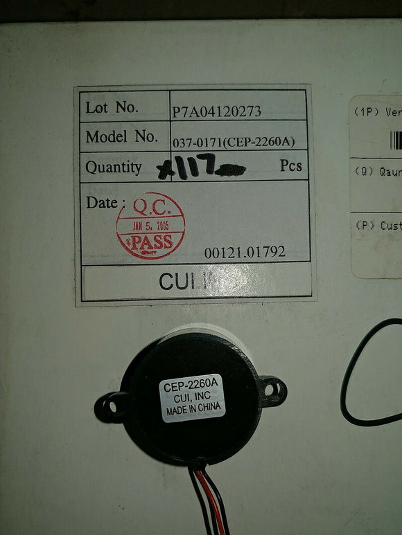 NNB CUI CEP-2260A 037-0171 ,,, EACH