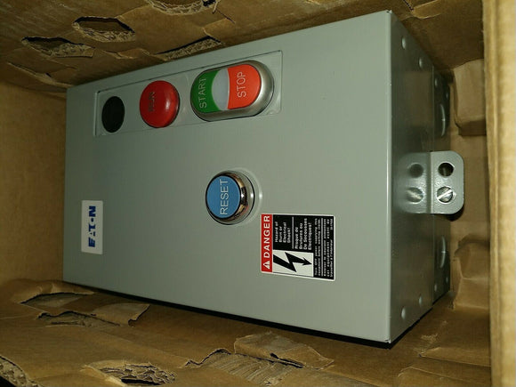 NIB EATON ECN0511AHA Size 1 Starter Nema 1 Enclosure COIL 120VAC 3-4211-0141A