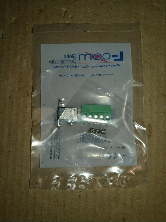 NiB L-COM USBBFT Connector Adapter USB B 4 Positions Receptacle Terminal Block ,