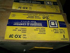 NIB SQUARE D XO - 3F LOAD CENTER MAINS 70AMPS 120/240 VAC