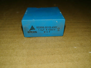 Epcos B32656-S0105-K502 Capacitor 1.0 MF K 1000 V MKP .... EACH