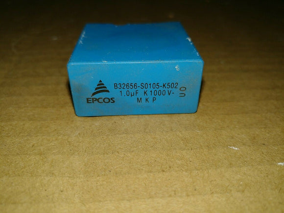 Epcos B32656-S0105-K502 Capacitor 1.0 MF K 1000 V MKP .... EACH