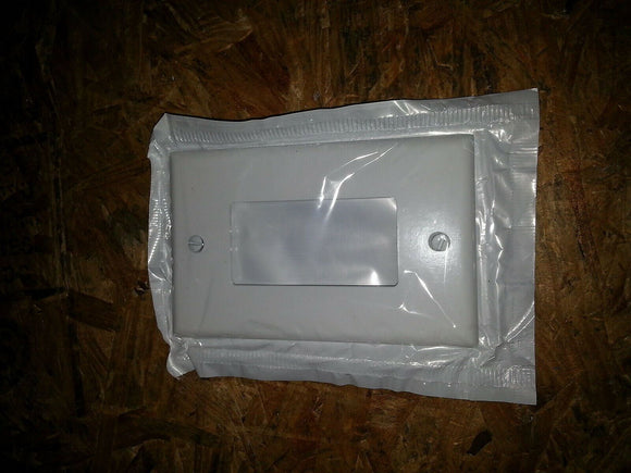 NIB Leviton 021-80601-W Single Gang White 1-Decora Rocker Wallplate ..2/ORDER